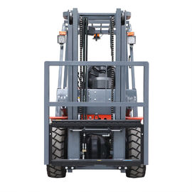 Manual Transmission Four Wheel Drive Forklift / Heavy Duty Forklift 125mm Fork Width