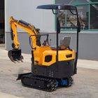 1000kg Small Mini Tractor Excavator Crawler Excavator Machine For Digging